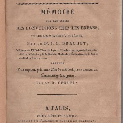 Brachet Convulsions chez les enfants Livre