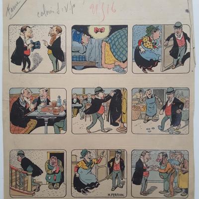 Ferran h planche en couleur images d epinal