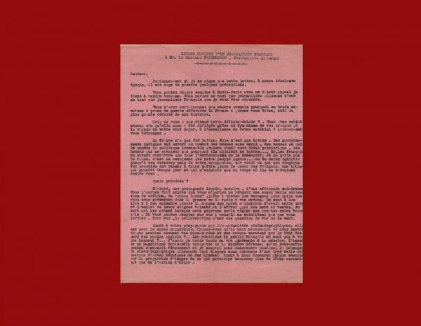 Tract de la résistance, seconde guerre mondiale