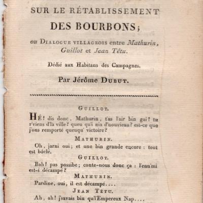 Impromptu sur le retablissement des bourbons 2 