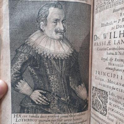 Lotichius, Johann Peter,  bibliotheque poetique, portrait gravé