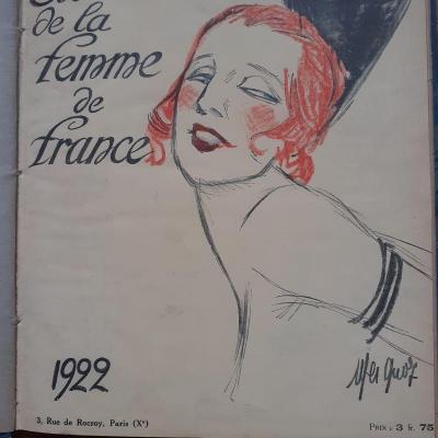 Almanach de la femme de france 1922 couverture 1