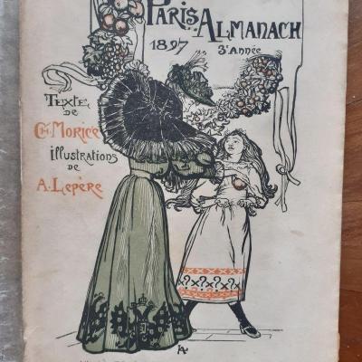 Almanach paris 1897 couverture