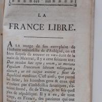 Camille Desmoulins, La France libre, 1789