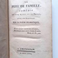 Diderot Denis, le père de famille suivi de discours sur la poésie dramatique