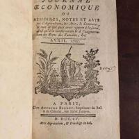 Journal oeconomique ou memoires notes et avis 1755